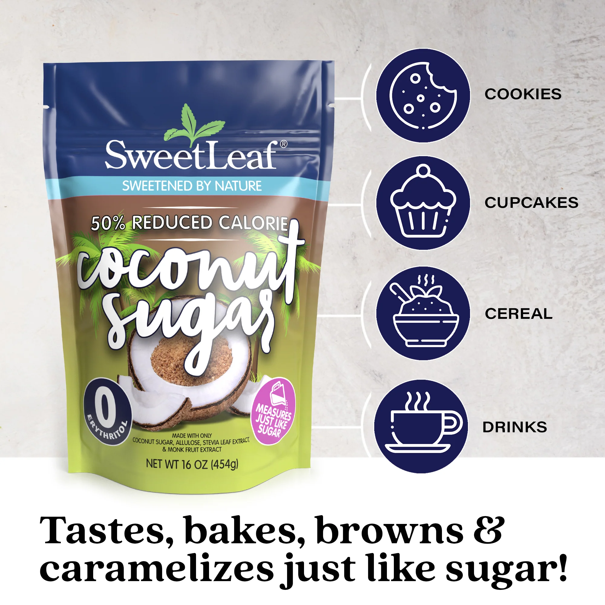 50% Reduced Calorie Coconut Sugar - Image 3
