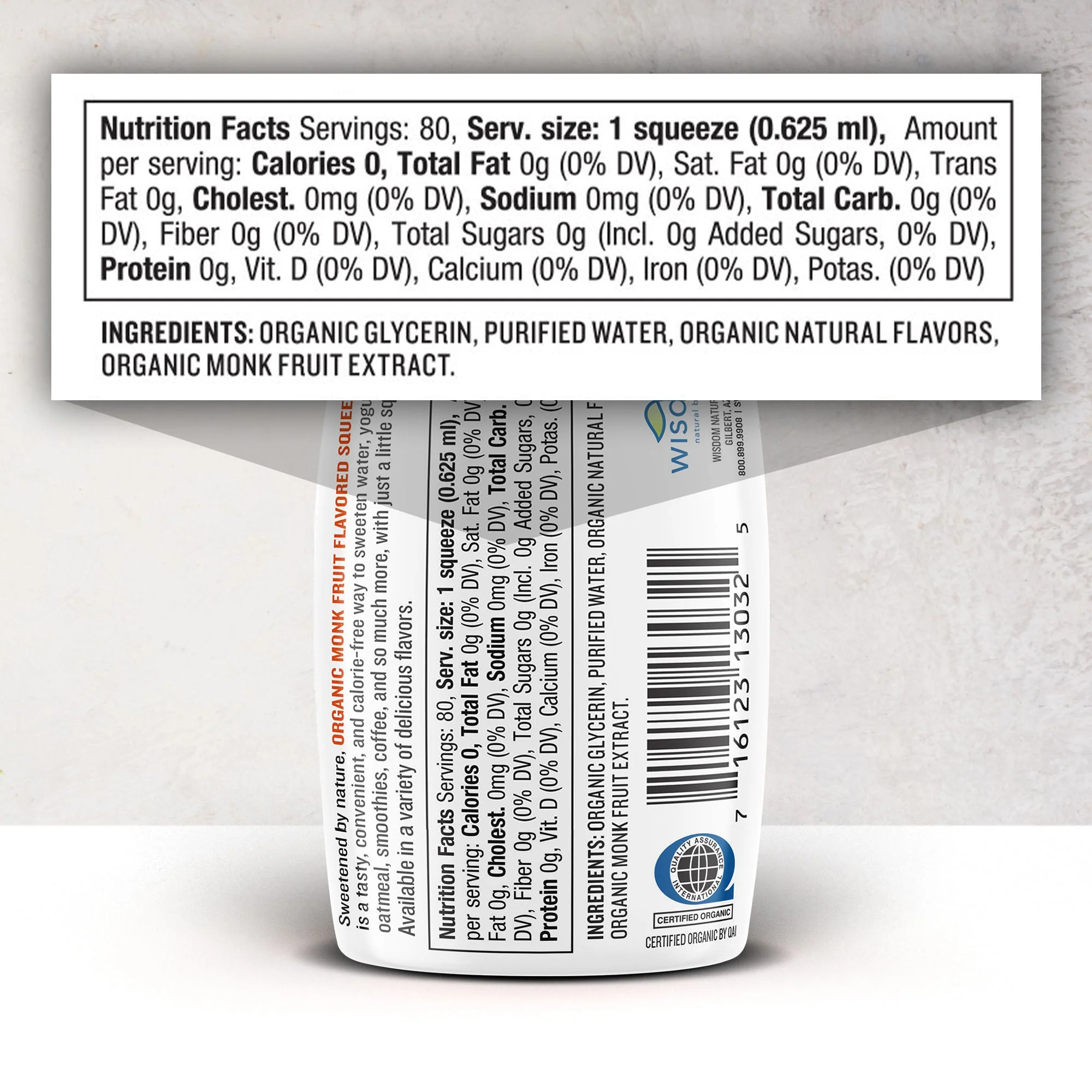 Caramel Macchiato Liquid Monk Fruit, 1.7 oz - Image 2