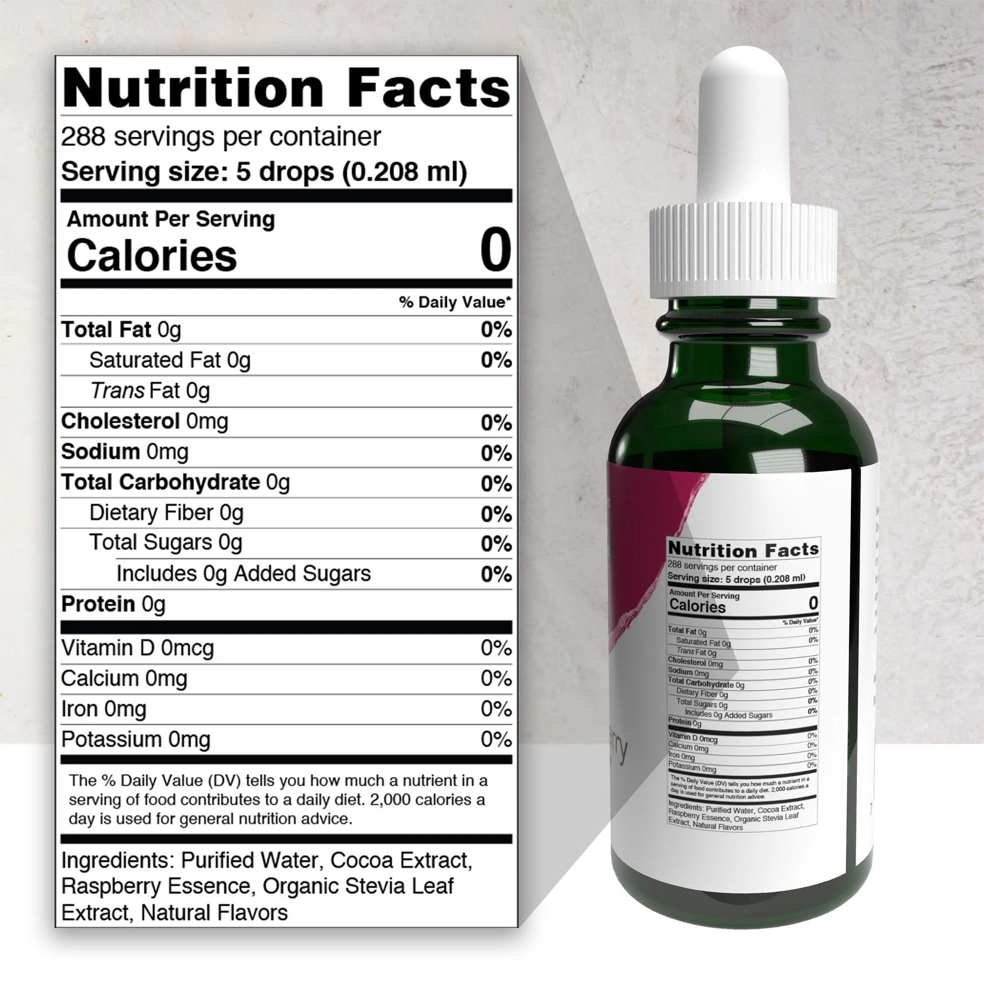 Chocolate Raspberry Sweet Drops®, 2 oz - Image 2