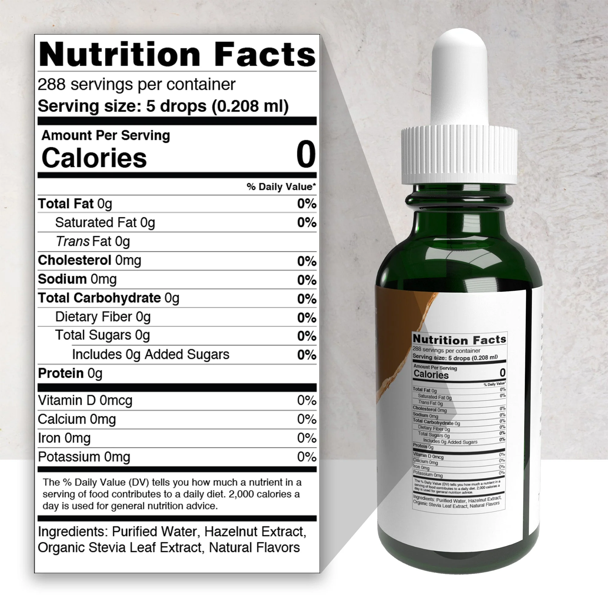 Hazelnut Sweet Drops®, 2 oz - Image 2