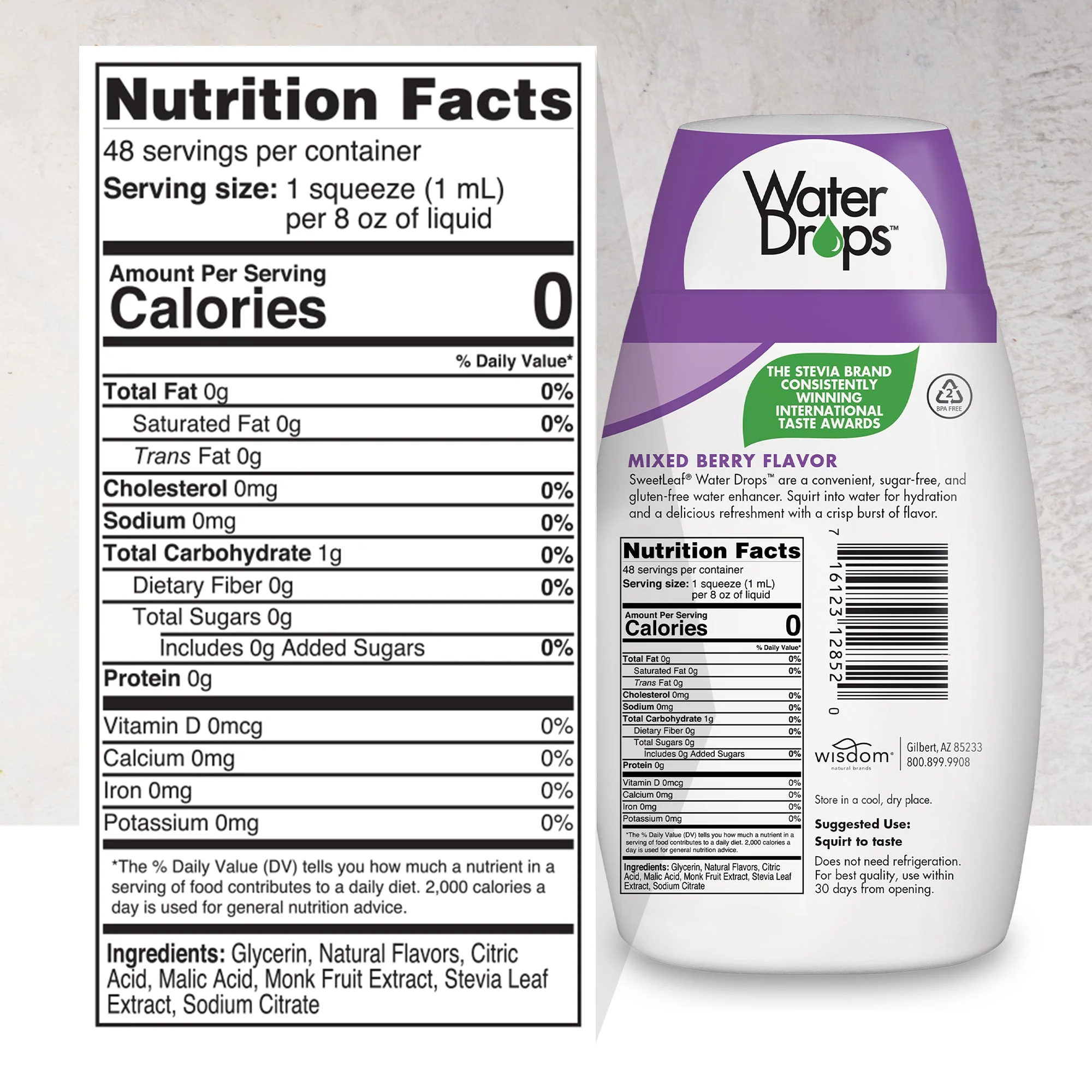 Mixed Berry Water Drops®, 1.62 oz - Image 2