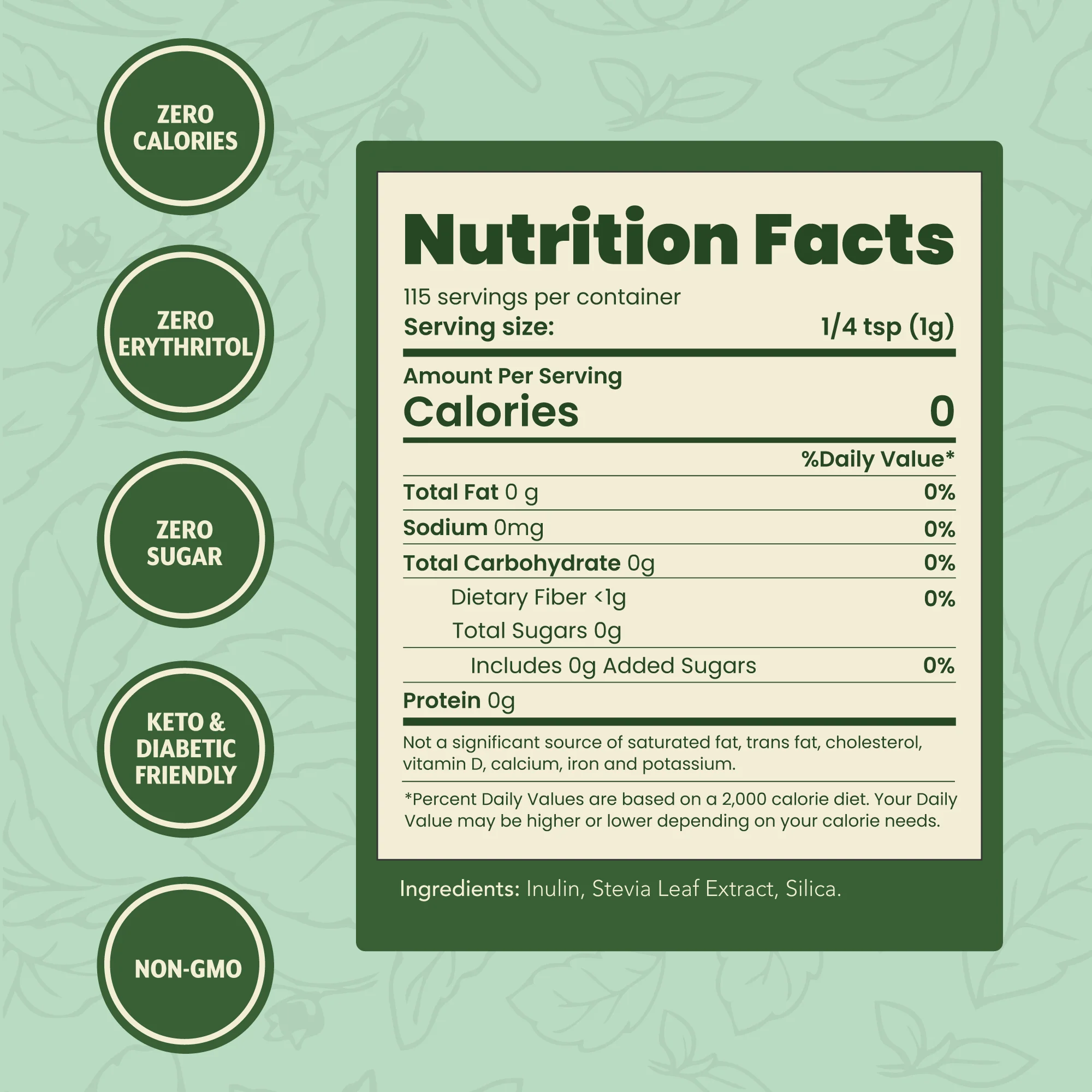 Stevia Shaker, 230 servings - Image 7