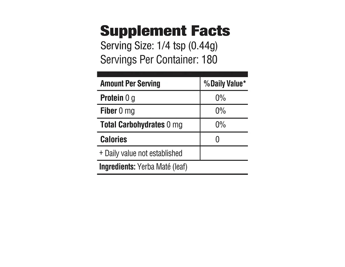 Yerba Matè Plain, Instant Herbal Tea, 180 servings - Image 2